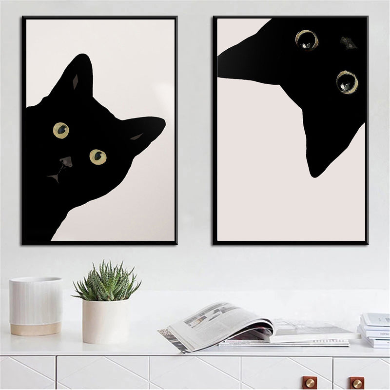 Sneaky Cat Wall Art