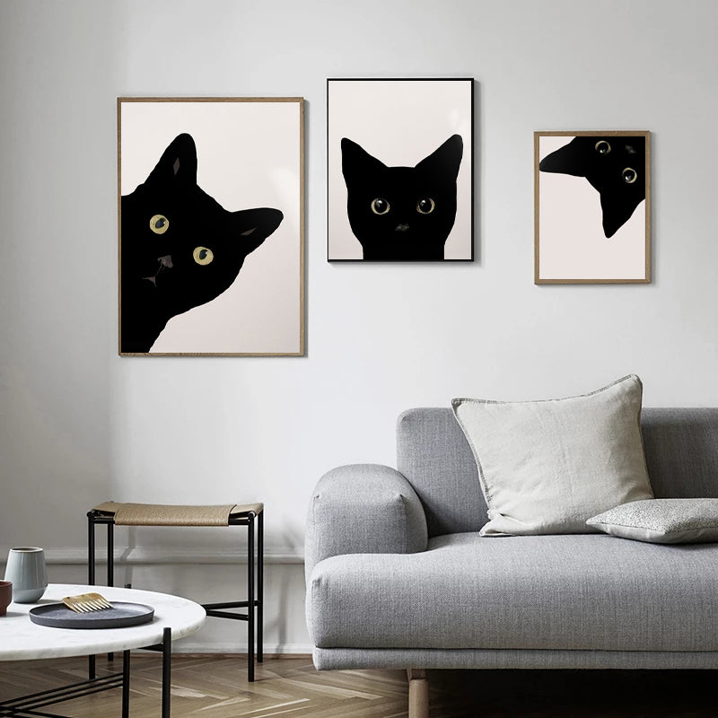 Sneaky Cat Wall Art