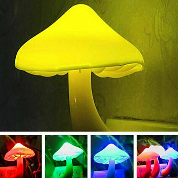 Mushroom Plug-in Bedside Night Light