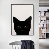 Sneaky Cat Wall Art