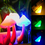 Mushroom Plug-in Bedside Night Light