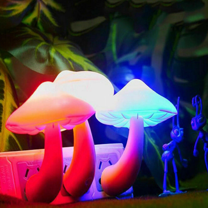 Mushroom Plug-in Bedside Night Light